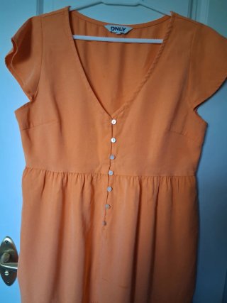 Vestido ONLY naranja talla S