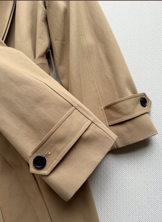 Trench Bottega Veneta colletto pelle intrecciata