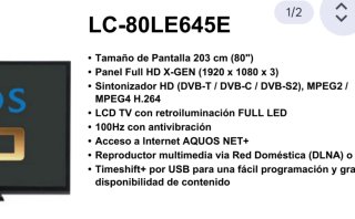 Televisor Sharp 80 pulgadas