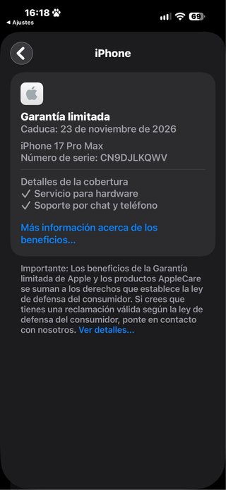 iPhone 17 Pro Max 512GB Azul