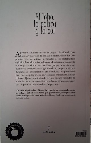 El lobo, la cabra y la col Estimula tu ingenio...