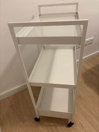 Carro auxiliar 3 estantes Ikea Nissafors