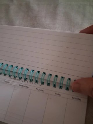 Agenda Organizador Weekly Plan