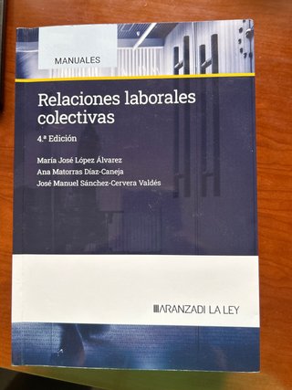 Relaciones laborales colectivas