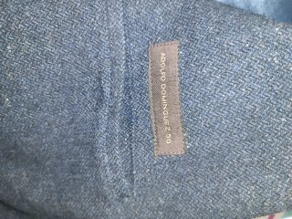 Americana Adolfo Domínguez Talla 50 Azul gaspeada