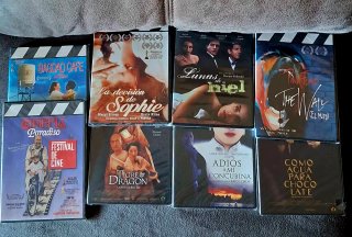 Lote 8 DVDs Películas Éxitos
