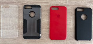 Pack 4 fundas iPhone 8 Plus