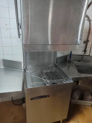 Fregadero industrial 2 cubas acero inoxidable