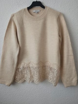 Jersey Marks & Spencer Beige Encaje Talla M