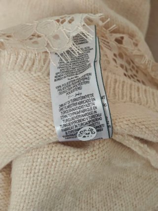Jersey Marks & Spencer Beige Encaje Talla M