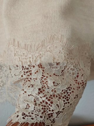 Jersey Marks & Spencer Beige Encaje Talla M