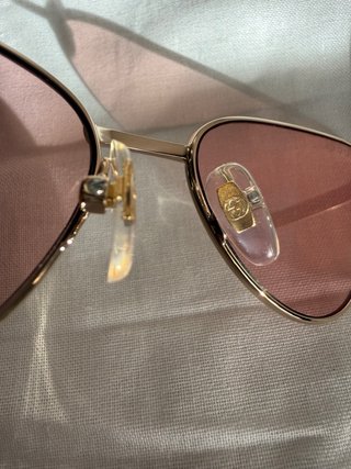 Occhiali Gucci Oro Rosa Lenti Rosa