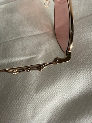 Occhiali Gucci Oro Rosa Lenti Rosa