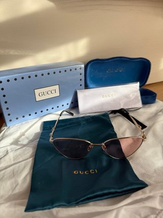Occhiali Gucci Oro Rosa Lenti Rosa