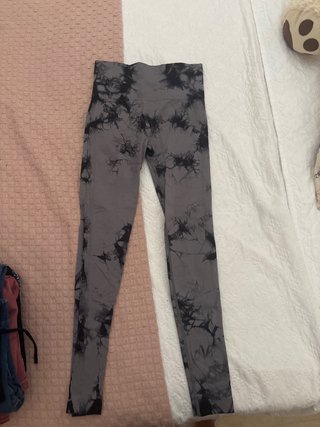 Leggings Push-Up Shein Nuevos Gris Tie-Dye