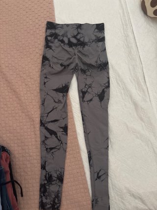 Leggings Push-Up Shein Nuevos Gris Tie-Dye