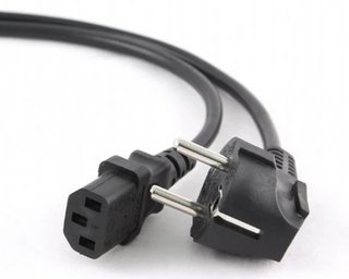 Cable alimentación PC IEC C13 Schuko 1,8 m