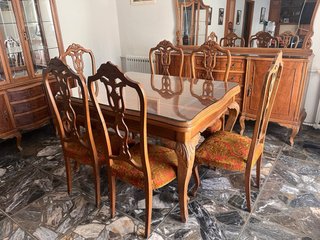Muebles de comedor madera antiguos