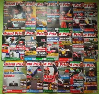 Revistas Fórmula 1 Grand Prix International 2008