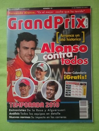 Revista Fórmula 1 Grand Prix International 2010