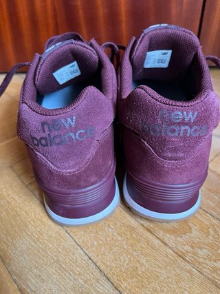 Zapatillas New Balance 574 Nobuk Granates T 45.5