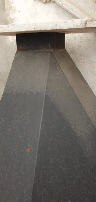 Chimenea Acero Negra con Cajón