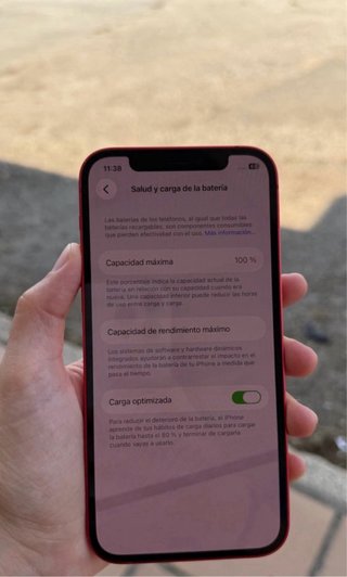 iPhone 12 64GB Rojo Batería 100%