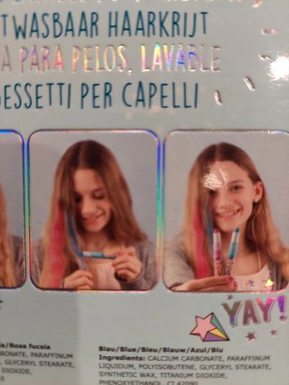 Mechas pelo Top Model Washable Hair Chalk