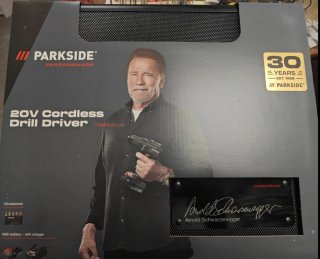 Taladro Parkside 20V serie 30 aniversario.  Arnold