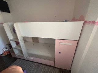 Litera Infantil con Escalera y Cajones