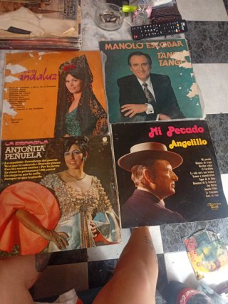 Lote Vinilos Flamenco, Tango y Latino