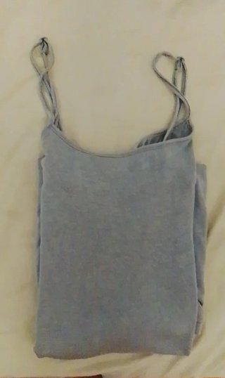 camisón / vestido lencero en color azul cielo!