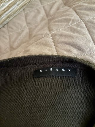 Maglione Sisley Uomo Marrone Militare M