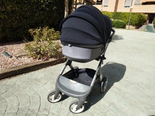 Stokke Trailz Silla de Paseo + Capazo + extras