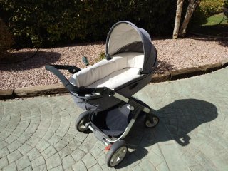 Stokke Trailz Silla de Paseo + Capazo + extras