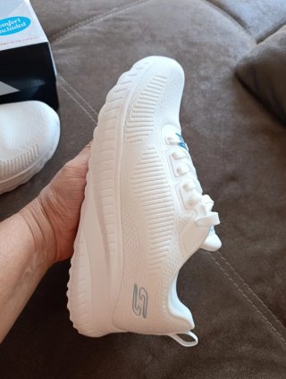 Zapatillas Skechers Bobs Sport Mujer Blancas nr 38