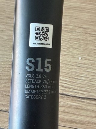 Tija Canyon S15 VCLS 2.0 CF Carbono 27,2mm