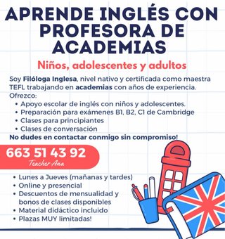 CLASES DE INGLÉS | FILÓLOGA INGLESA ONLINE
