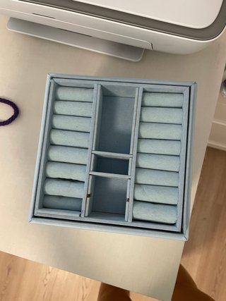 Joyero Grande El Corte Inglés Azul/Beige