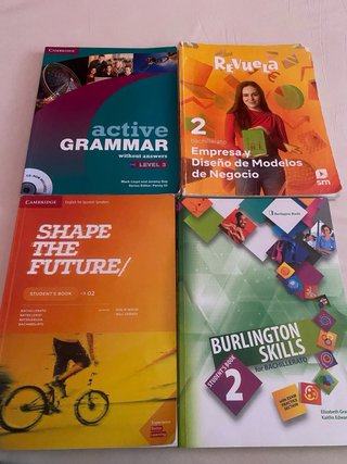 Lote Libros Bachillerato PAU Matemáticas Inglés