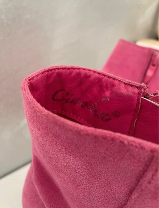 Stivaletti fucsia tacco alto plateau