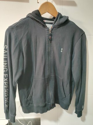 Chaqueta SLAM azul con capucha talla 12
