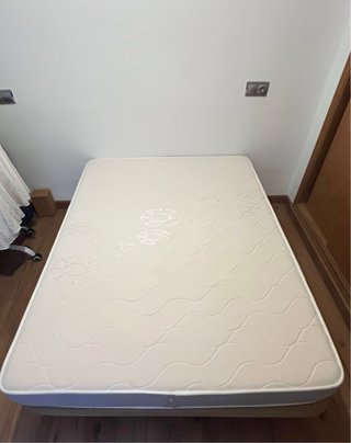 Colchón Pikolin y Base Tapizada Relax 135x190cm.
