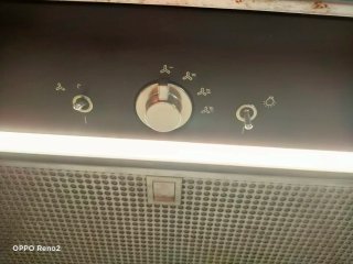 Campana extractora negra