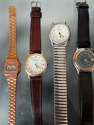 Lote 9 relojes de pulsera