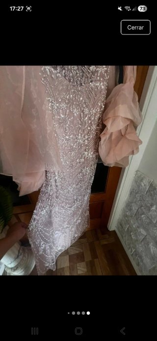 Vestido de fiesta con pedrería