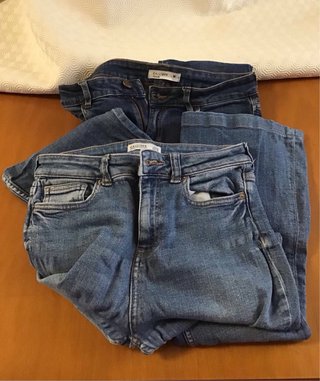 Set 2 jeans Calliope tg. M, recupero e Faidate