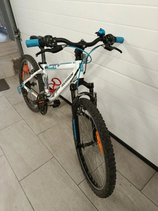 Bicicleta Rockrider 24 Blanca