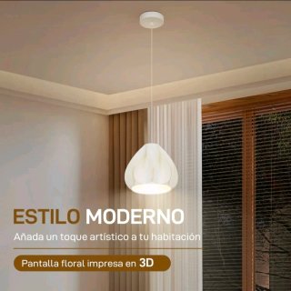 Lámpara de techo LED moderna luz cálida de 3000K
