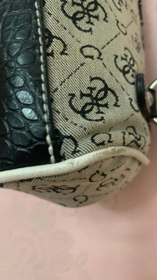 Borsa Guess vintage beige e nera